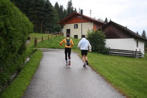 Die erste Strecke bis Trieben in Begleitung von Günter